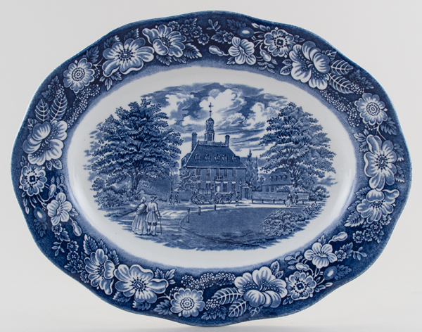 Meat Dish or Platter Governor's House Williamsburg c1970s